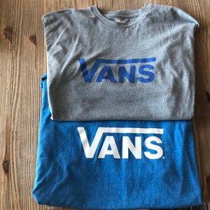 (2) men’s Vans short sleeve tees